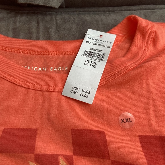 American Eagle NWT cropped tee size XXL - Picture 7 of 7
